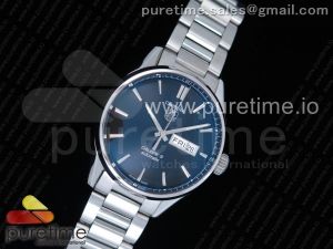 Carrera Calibre 5 41mm SS Black Dial Silver Markers on SS Bracelet A2836