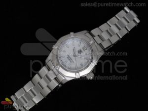 Aquaracer Ladies SS White MOP Dial on Stainless Steel Bracelet Swiss Quartz