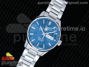 Carrera Calibre 5 41mm SS Blue Dial on SS Bracelet A2836