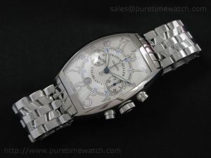 Casablanca Chrono SS White Dial on Bracelet