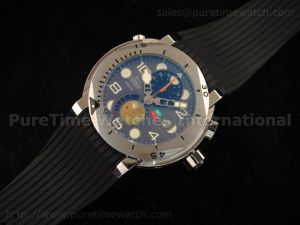 Grand Carrera Quartz SS Grey Dial on Rubber Strap