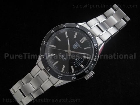 Carrera Calibre 5 Automatic SS Black on Bracelet