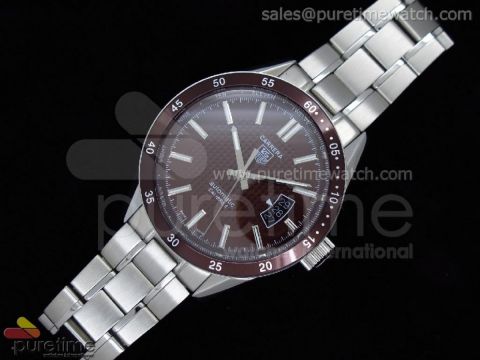 Carrera Calibre 5 SS Brown Dial on SS Bracelet A2836